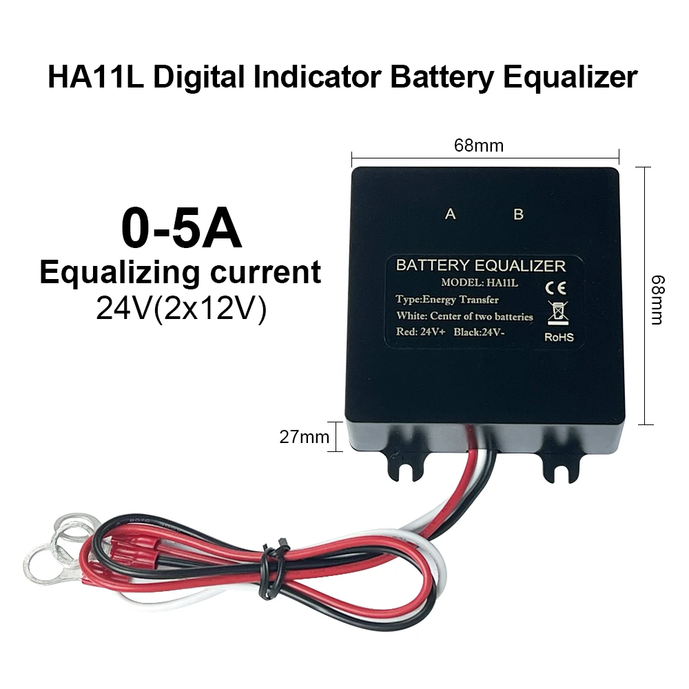 New Pattern 24V Battery Equalizer Balancer for Car Battery LiFePo4 Battery Connected in Parallel Series