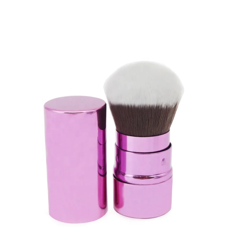 Кисть для макияжа синтетическая для макияжа кисть для румян Выдвижная маленькая кисть Кабуки