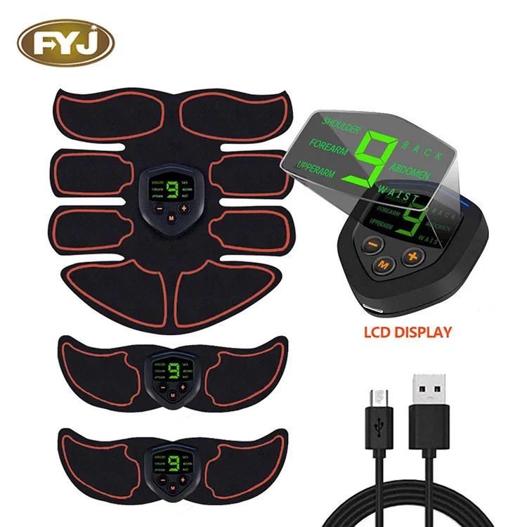 best sellers 2020/2021 electric ems abs muscle stimulator slimming trainer for body fitness muscle building