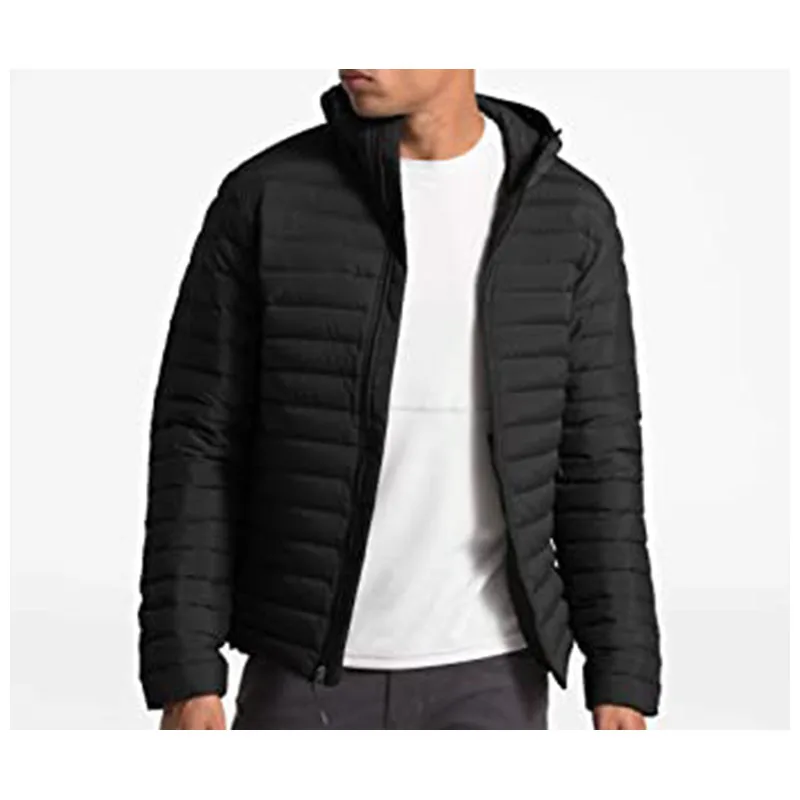 Hot selling Imported wear resistant waterproof surface and warm goose down stretch   hooded  for men