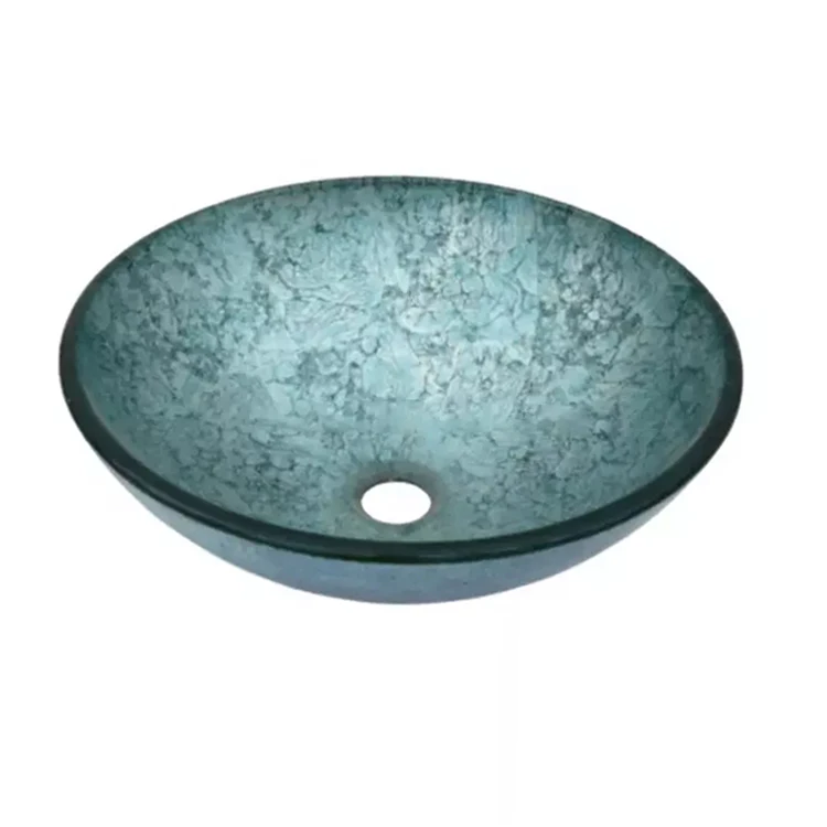 Sanitary Wares Glass Sink Bathroom Countertop Art Basin Vessel Sink