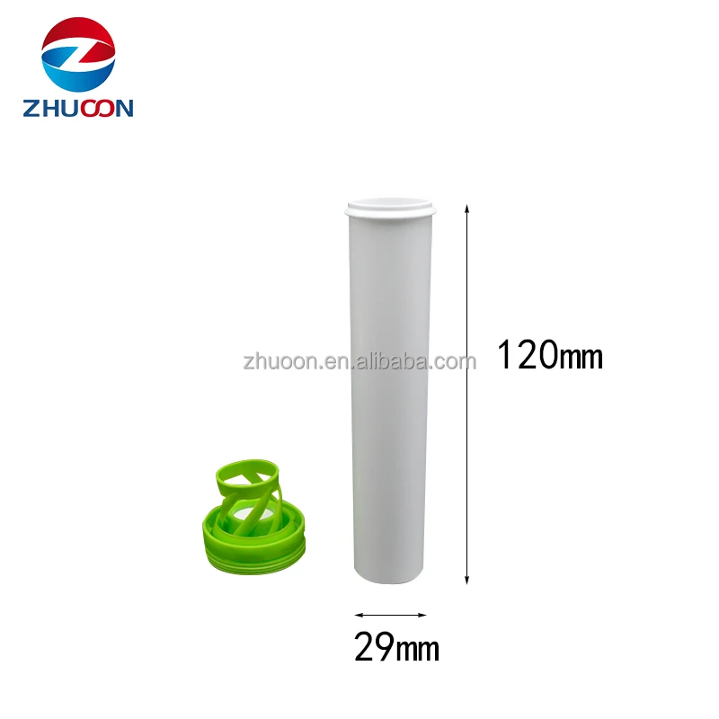 Custom Logo Plastic Container Moisture Proof Effervescent Vitamin C Tube Bottles Candy Package Tube