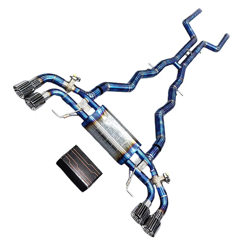 Для Bmw M8 F91 F92 F93 4 t титановая выхлопная система Catback глушитель выхлопной клапан автомобиля автозапчасти