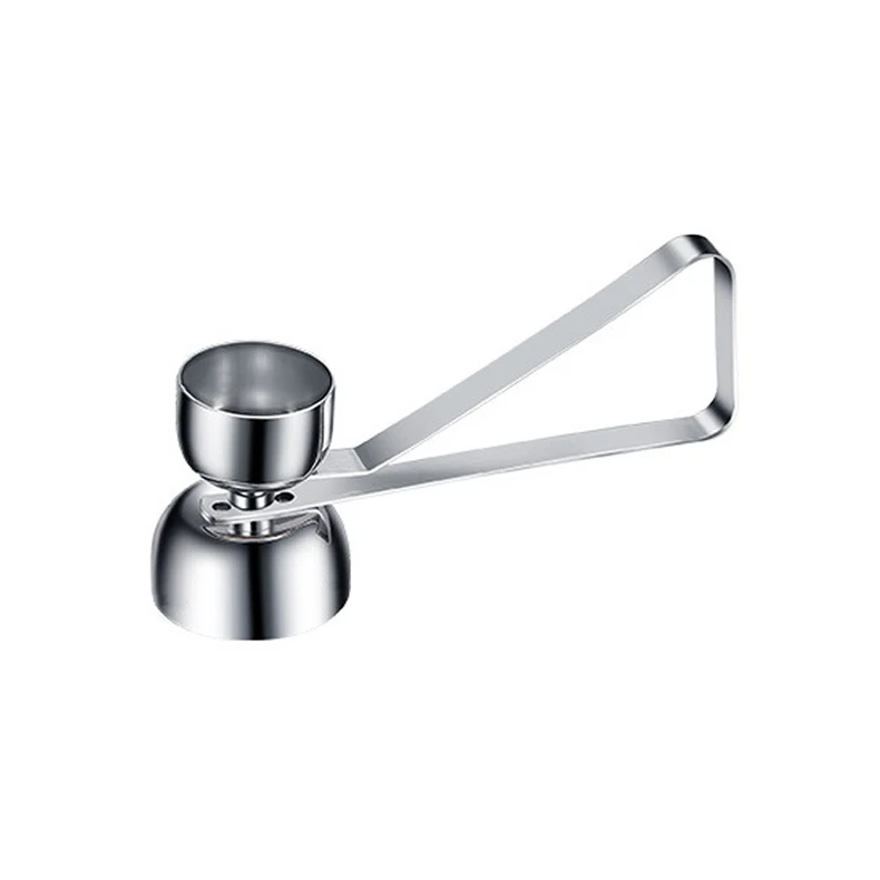 Stainless Steel Double Head Egg Opener Topper For Different Sizes Egg Separator Eggshell Cracker Cutter