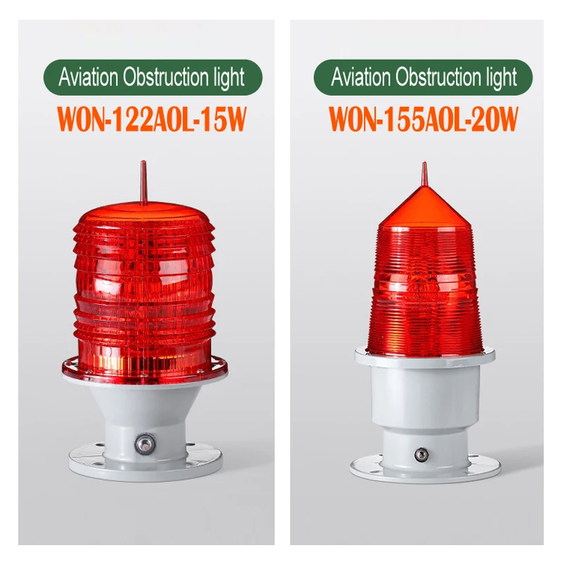Double Light Strobe 12V Panel Airport Runway Led Lamp Medium Intensity Aircraft Aviation Obstruction Lights