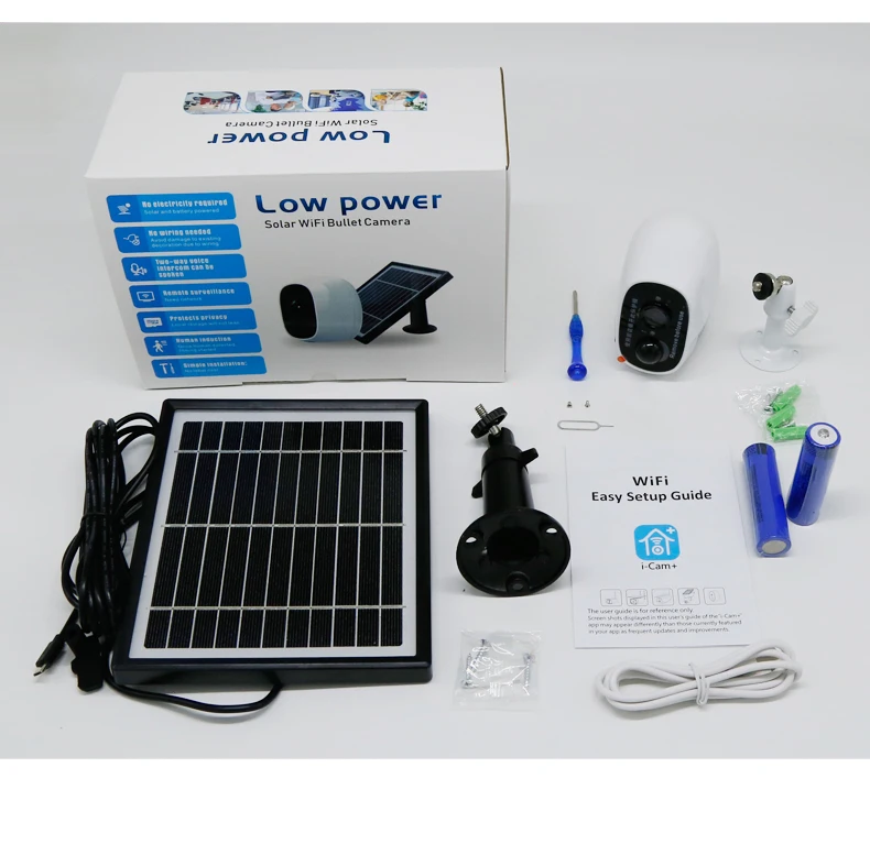 Y6S3 Amazon Wireless Indoor 4G Solar Powered WIFI CCTV Security Camera With Night Vision