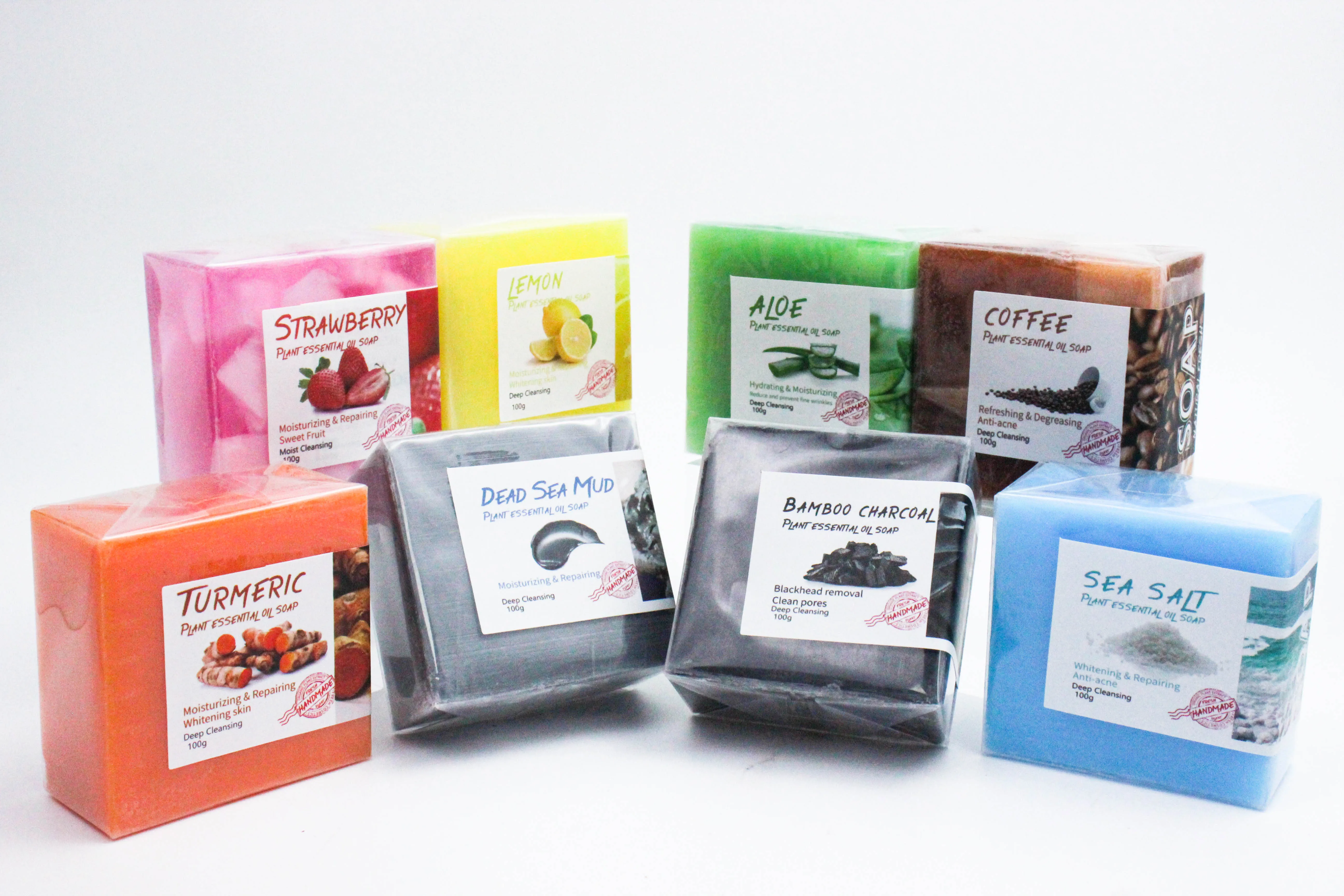 Private Label handmade  organic Cleansing face and body coffee  Soap