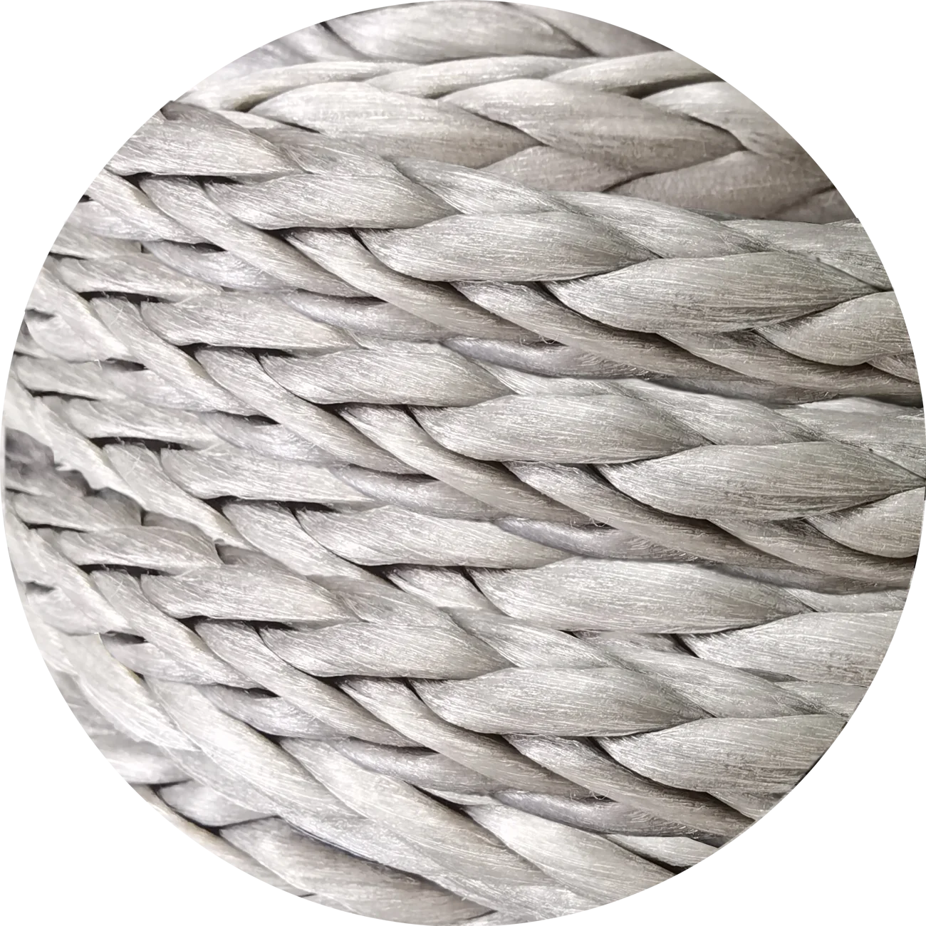 FBR synthetic winch rope for electric winch and ATV UTV with metal thimbles and protective sleeve