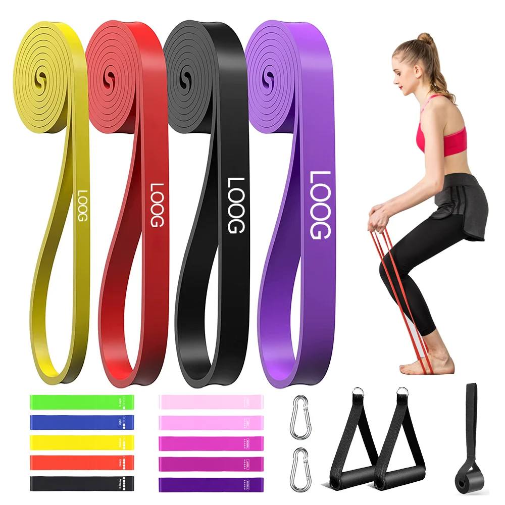 GEDENG 2080 rubber band Pull Up Assist Band Set of 4 pull up bands uk