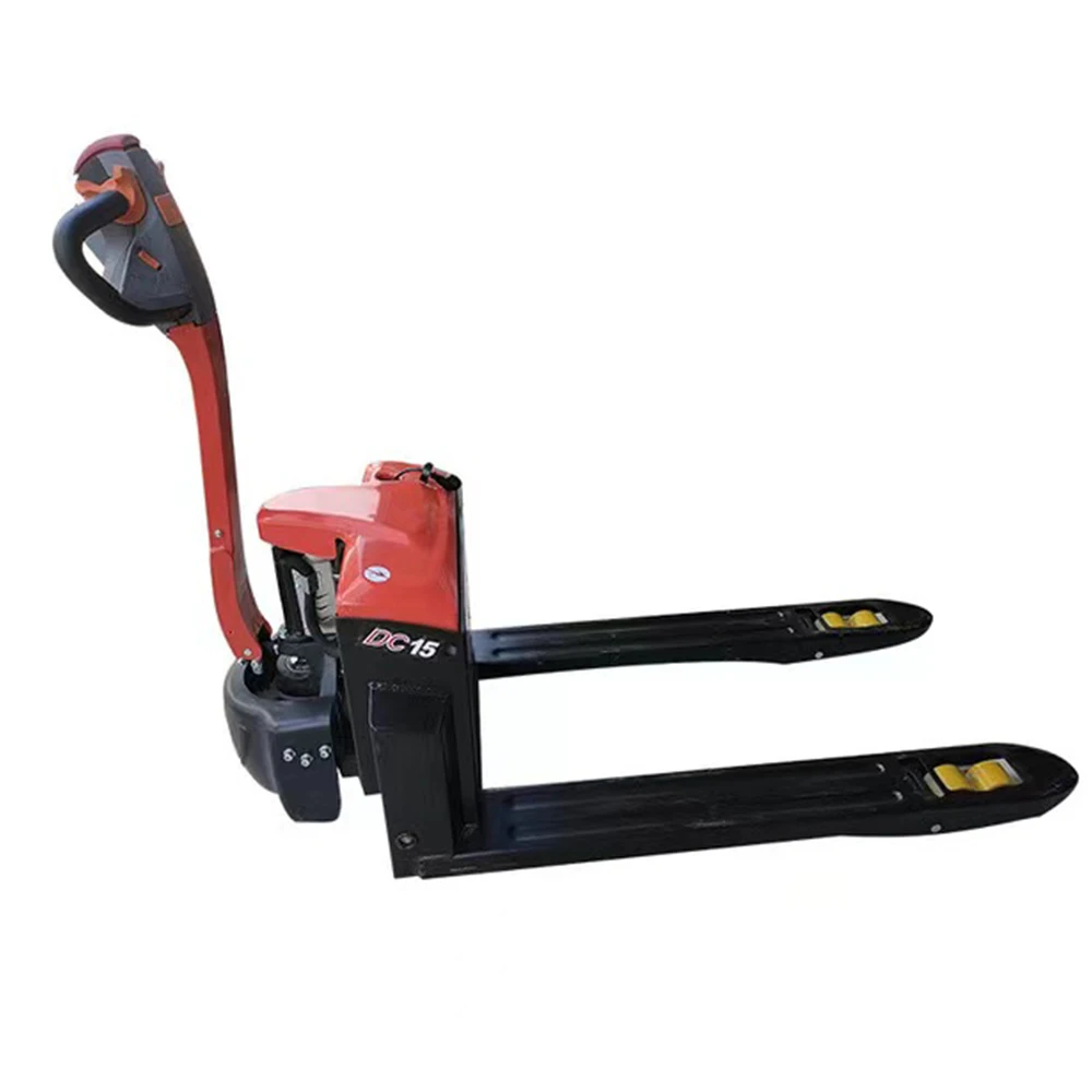 Factory direct selling 1500kg hydraulic portable fast lifting small electric pallet truck carrier