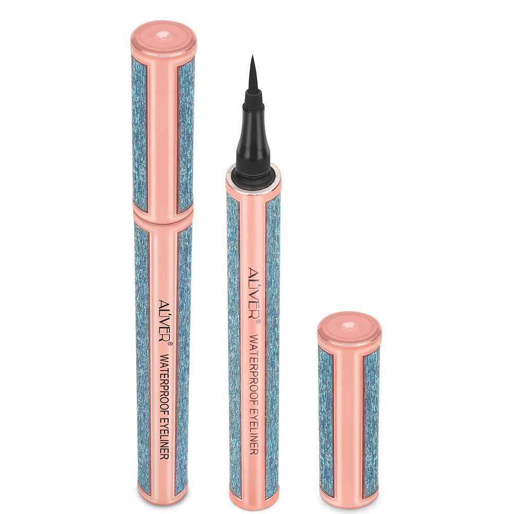 ALIVER pure silk fiber pure plant material eye beauty makeup long lasting matte black waterproof eyeliner