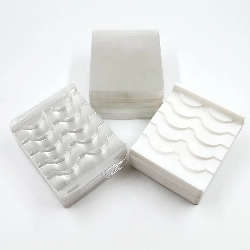 3 Pairs 5 Pairs Eyelashes Holder False Eyelashes Packaging Box Eyelash Tray Plastic Packaging