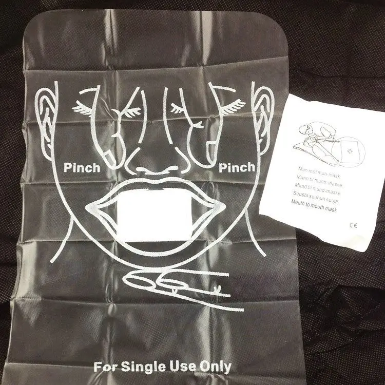 MM-CPR1# Portable First Aid For Training Medical Individually Clear Cheap Price Wrapped Custom Printing Cpr Face Shields