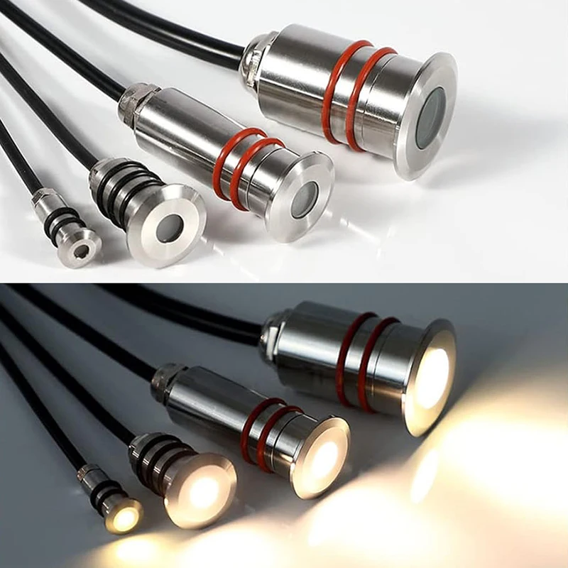 Waterproof Outdoor Underground Light Floor Recessed Deck Inground Spotlight Landscape Ground Buried Lamp
