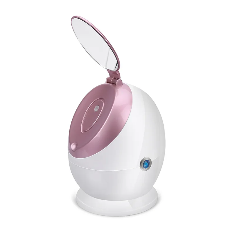 Salon Facial Steamer Electric Warm Mist Nano Ionic Facial Steamer Machine With Mirror