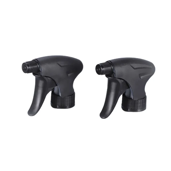 Chinese factory Wholesale Customized Powerful Spray Black  Plastic PP Water Mist Pump Trigger Sprayers  With Customized Tube