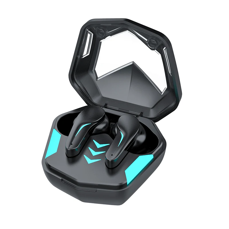 Custom Logo Gaming Wireless Earbuds V5.0 Earphones MD188 Earbud Headphone Colorful Breathing Lamp AAC Earphone TWS Headphone