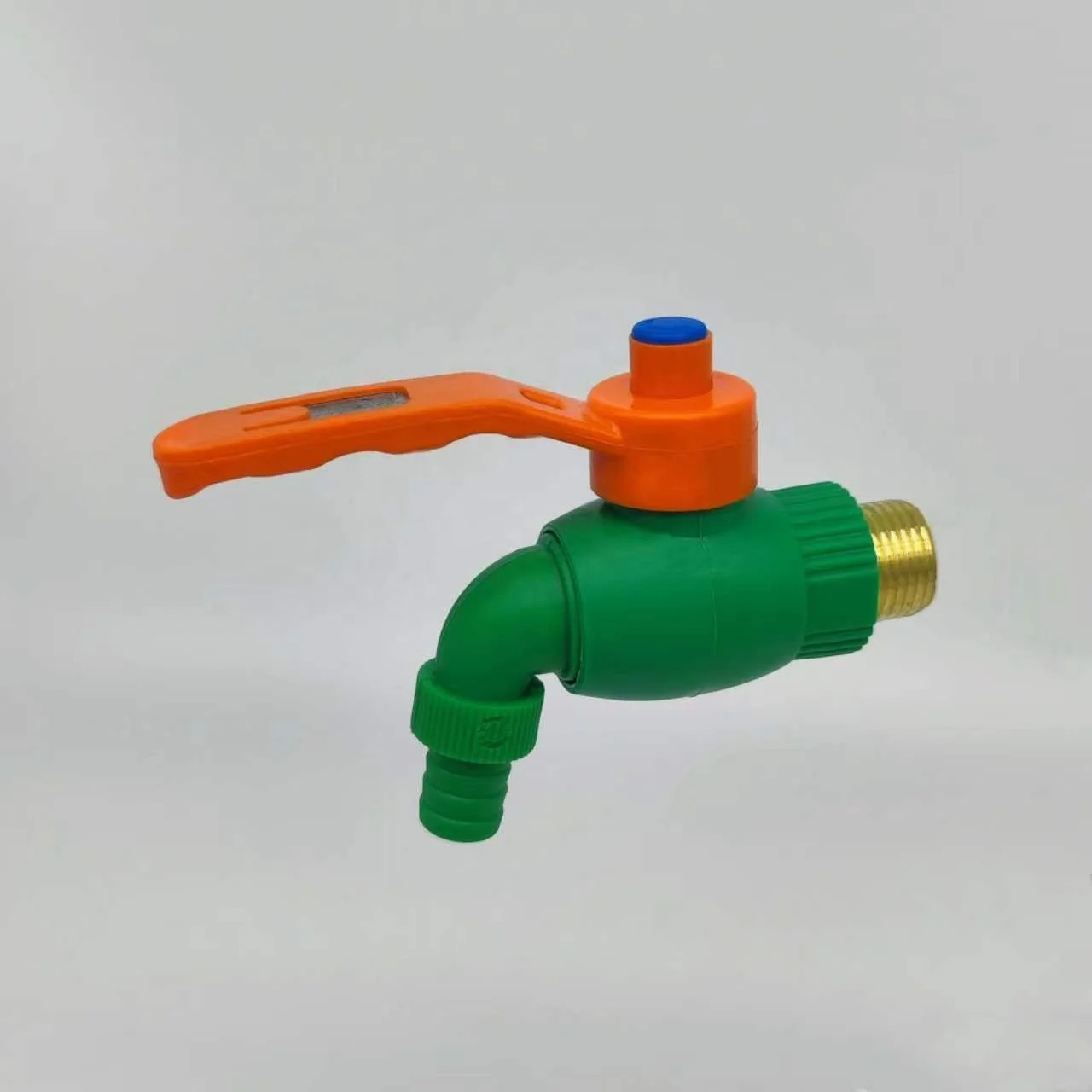 LJ-238 115g Factory Supply high quality plastic handle iron plastic turkey bibcock turkey tap turkey faucet