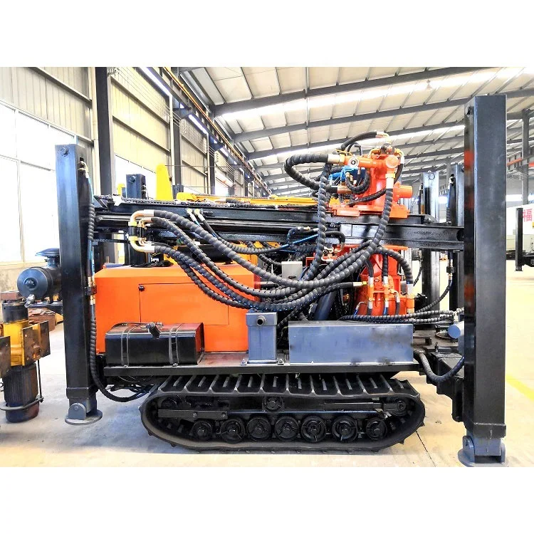 
Fy300 Crawler Hydraulic Machine Dual Motors Provide Power Deep Borehole Water Well Drilling Rig Machine 