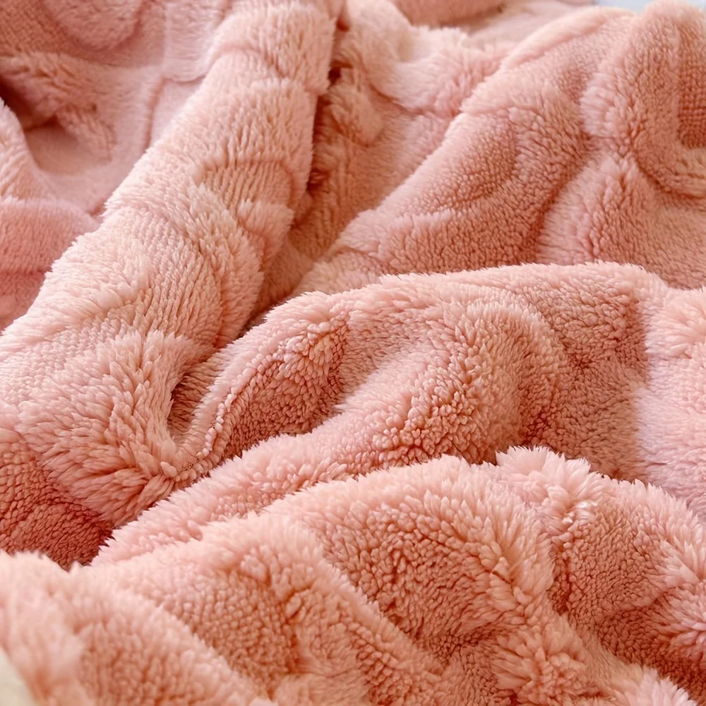 Sherpa Blanket To My Mother From Son Double layer thickening Throw Blanket Warm Cozy Soft Blanket For Couch Bed Sofa