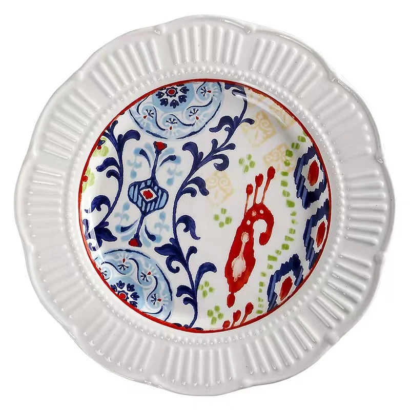 Fashionable japanese ceramic diner plates and bowls sets plates sets dinnerware