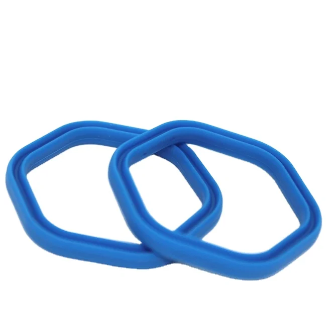 OEM Molded Oil Punching rubber gaskets Self lubricating silicone sealing ring
