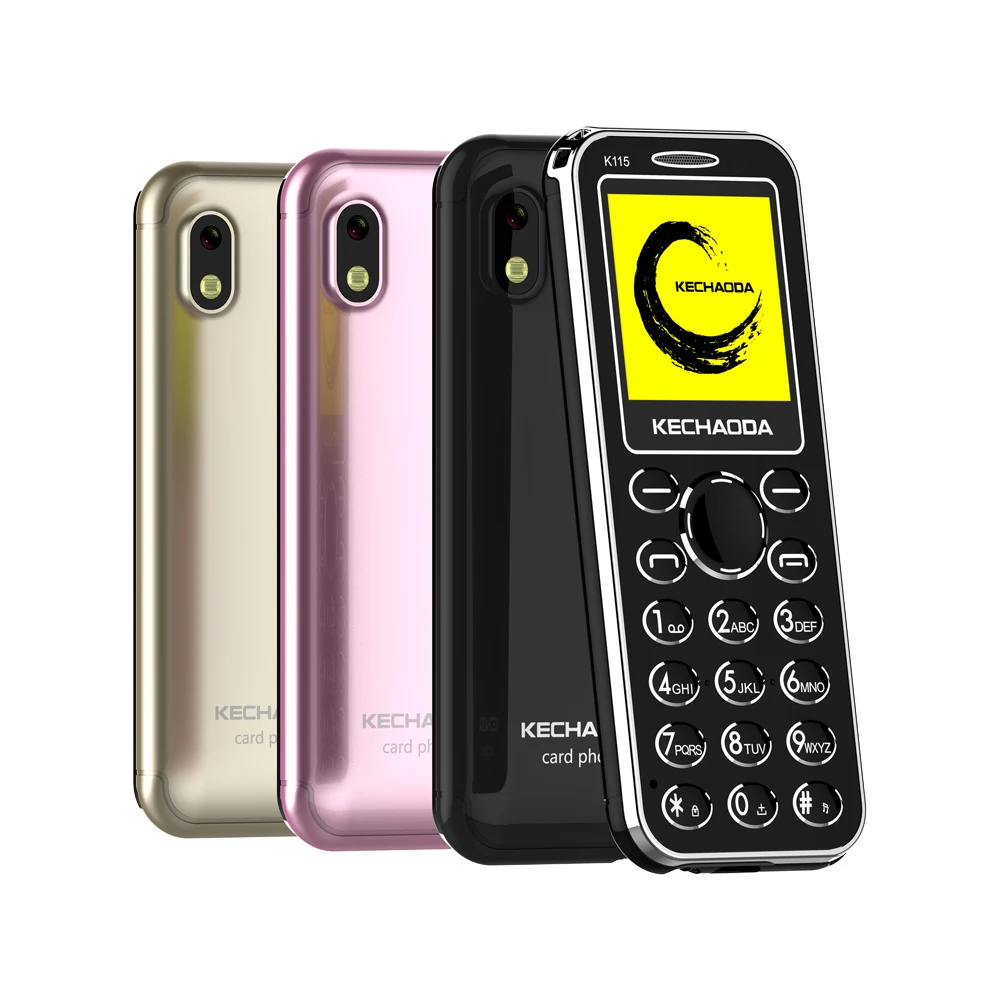 KECHAODA K115 2021 новый продукт прямые продажи 1,44 дюймовый фонарик камера 2G Мини старший мобильный телефон 460 мАч Android