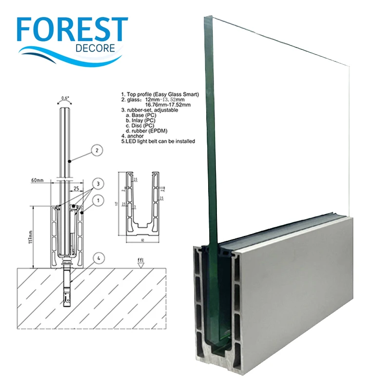 Curved Glass Railing Stair Prices Nigeria Holder Indoor Hallway Post Black Outdoor Stainless Steel Balustrades Aluminium Profile