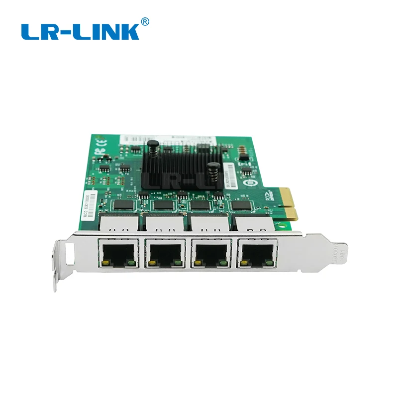 LRLINK PCIe x4 четырехпортовая медная гигабитная промышленная Автоматическая карта RJ45 TV Express NIC на основе Intel I210 широкий температурный ранг