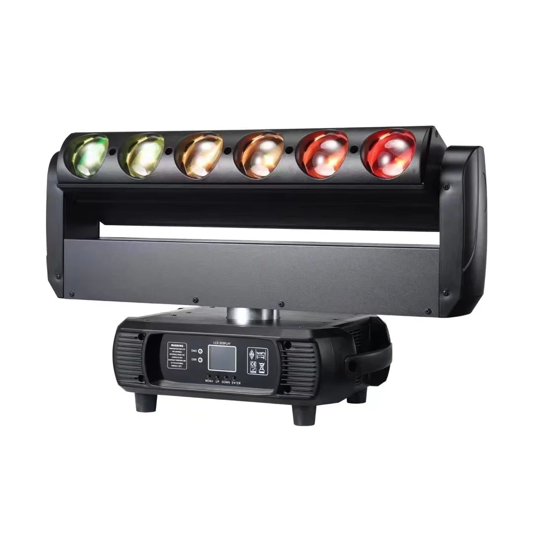 New arrive 6pcsx40W full color rgbw 4 in 1  led matrix light led matrix moving head light stage light