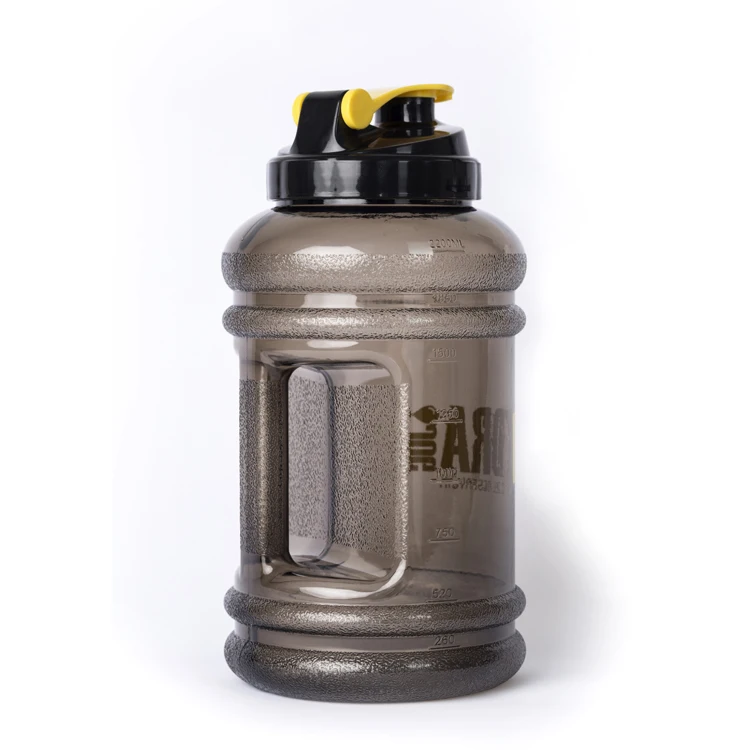 1L- 3.78L Big capacity water jug clear plastic drinking water bottle with handle