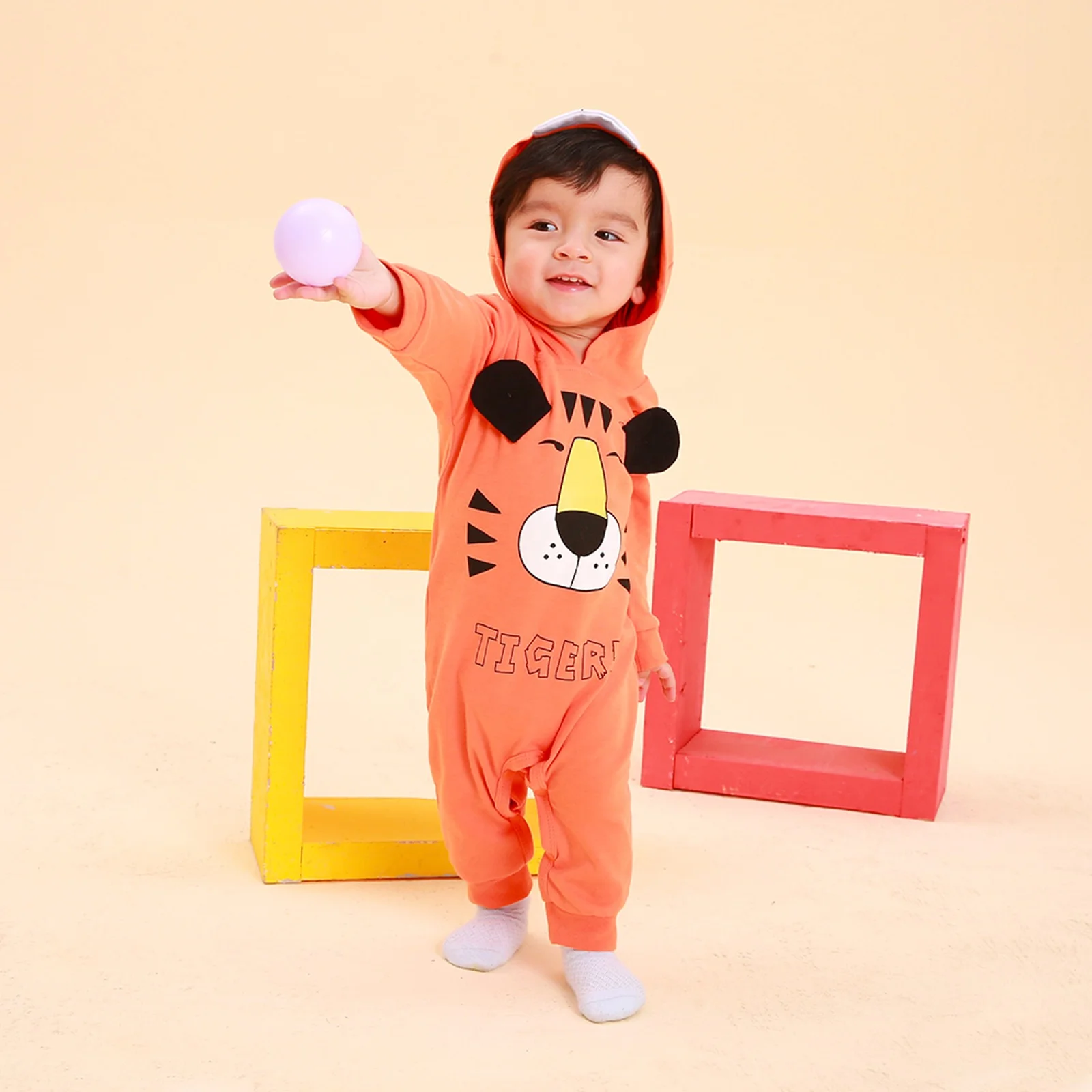 Petelulu new design lovely tiger new born baby clothes clothes children clothing baby