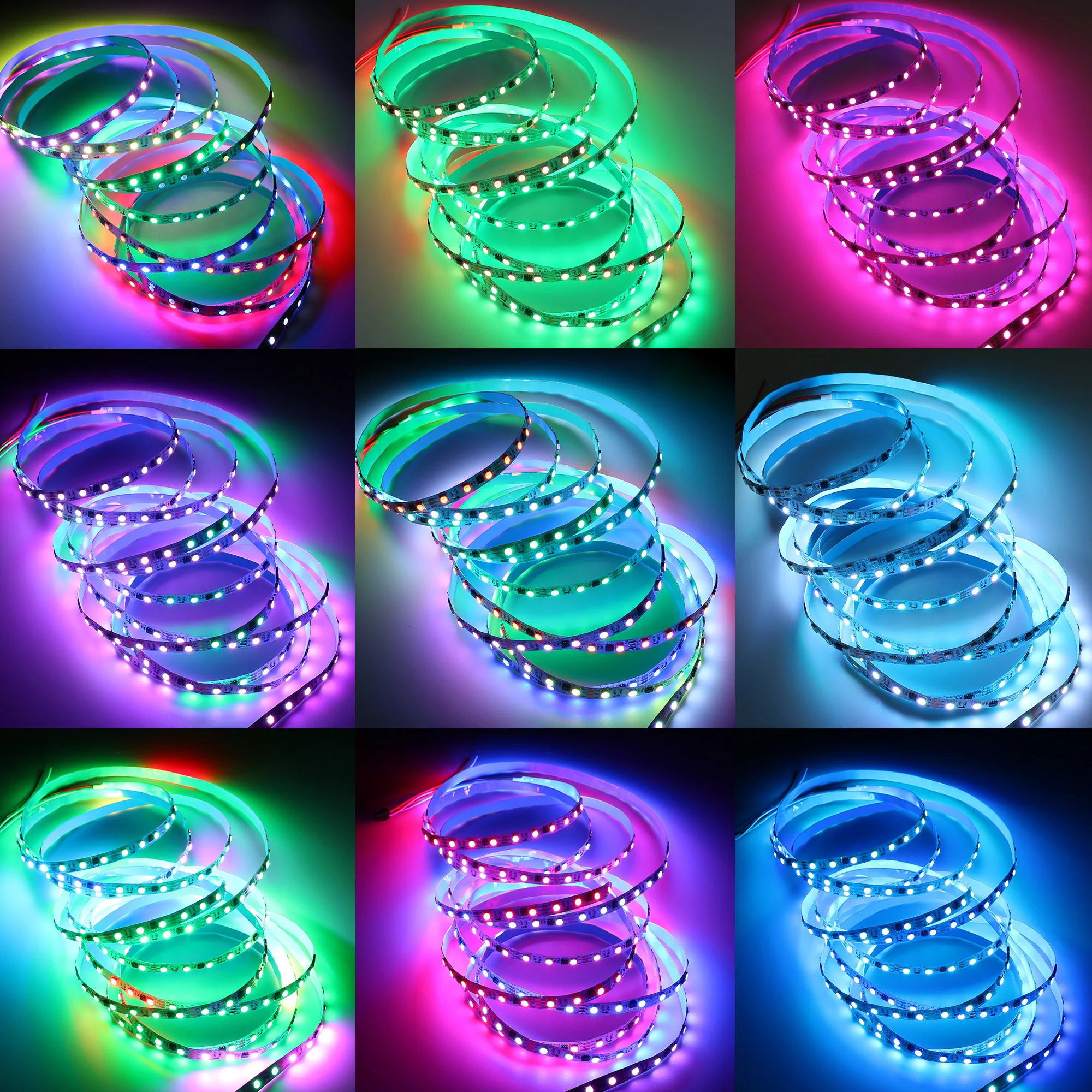 Dream Color Digital MultipleX 512 Super Bright Addressable 5050 RGB DMX512 UCS512C3 Led Strip flexible lighting.