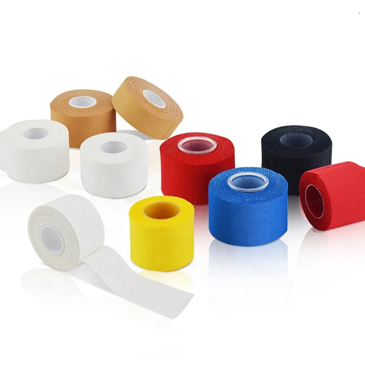 High Quality Factory 100% Cotton 3.8cm*9.14m or Custom Size Athletic Sports Tape