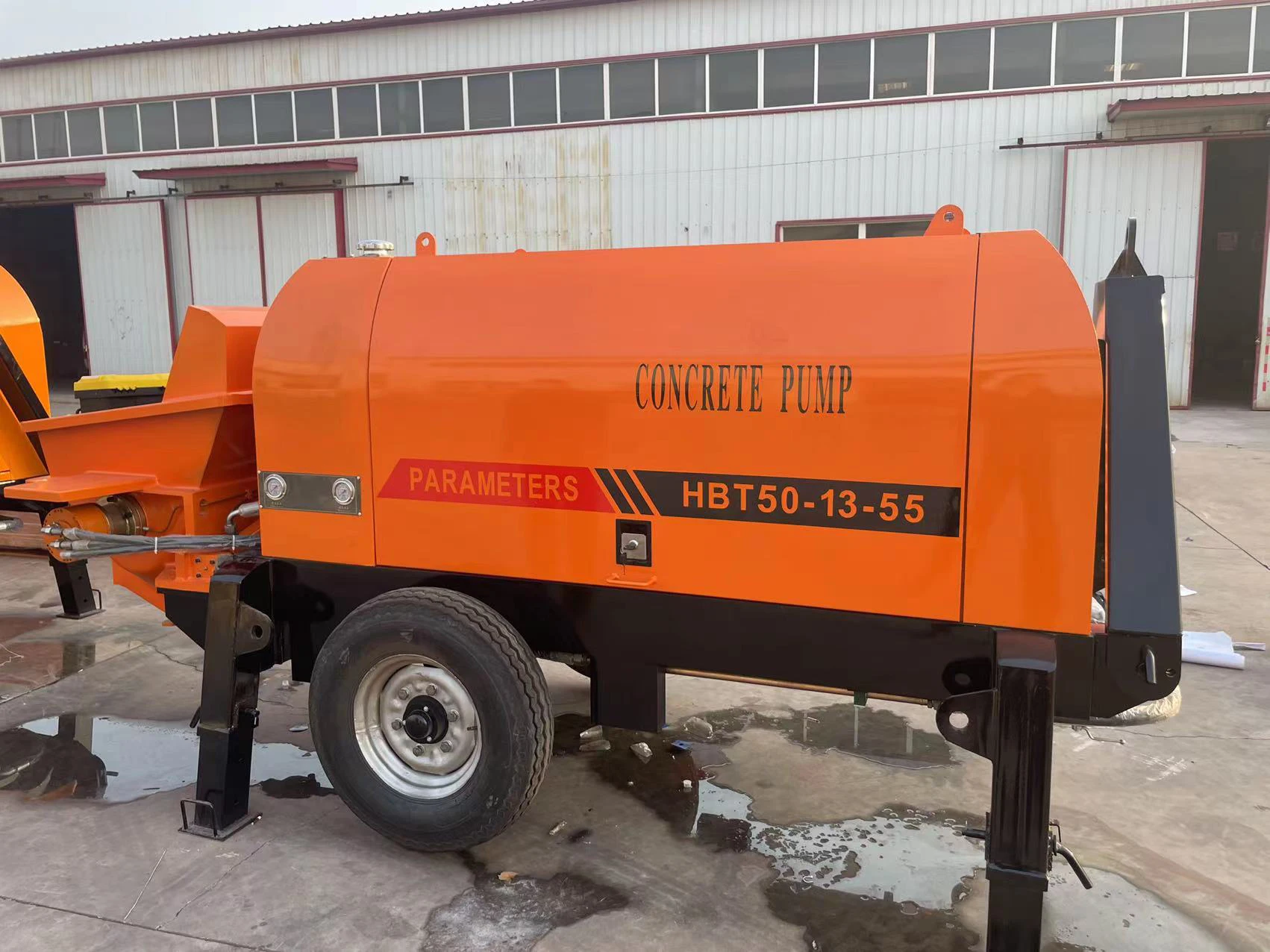 New High Quality Concrete Mixer and Pump Construction Concrete Machinery Pump Provided Small Concrete Pump for Sale 1 Set 6m 10M