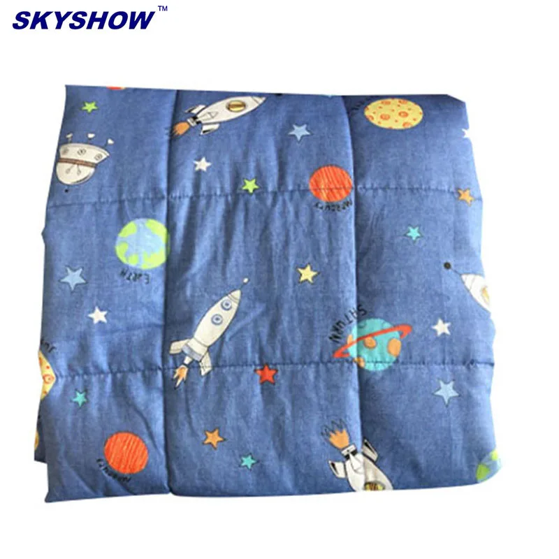 
Health Care Children Weighted Baby Blanket 5Lbs Printed Weighted Blanket For Kids 