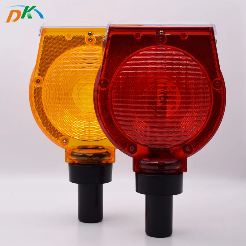 Waterproof IP65 solar led strobe warning traffic safety light portable barricade light