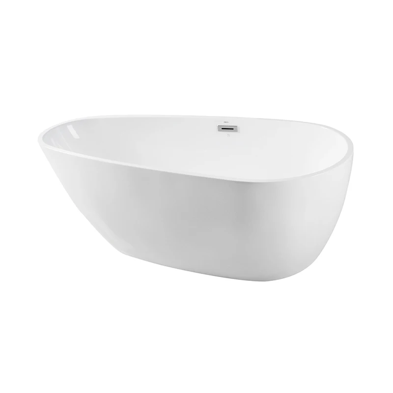 New Design Egg Shaped Bath tub Hotel Freestanding cUPC approved Solid Surface Acrylic Bathroom Bathtub
