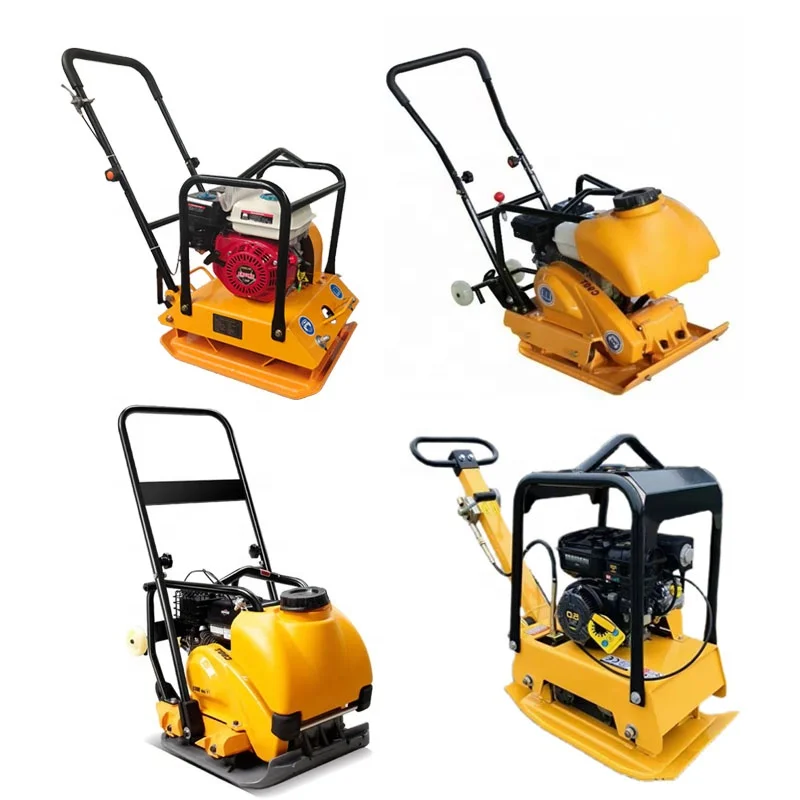 High Quality Power Construction Machine Vibrating Gasoline Compactor Ground Floor Asphalt Soil Plate Compactor For Construction
