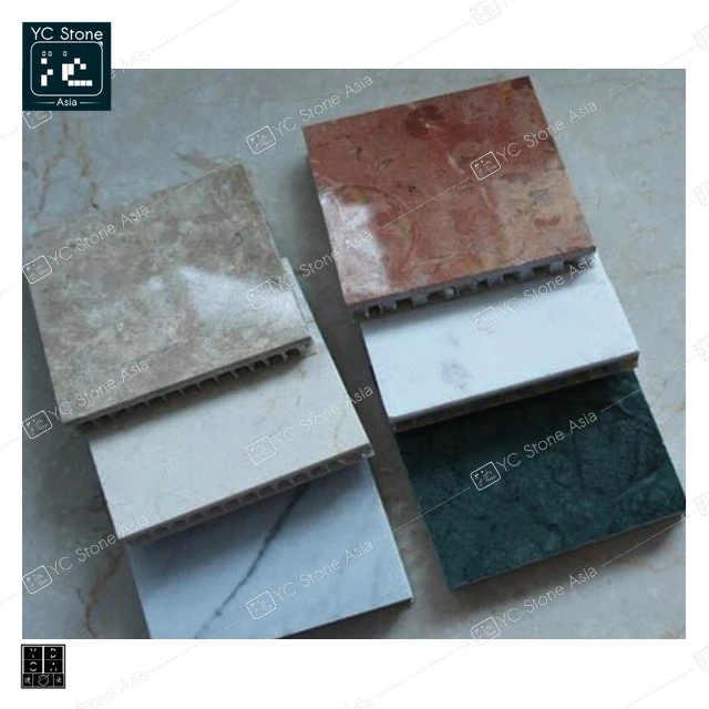 
Natural Army Green Marble Granite Stone Aluminum Composite Panel Interior Decoration Wall Cladding Honeycomb 