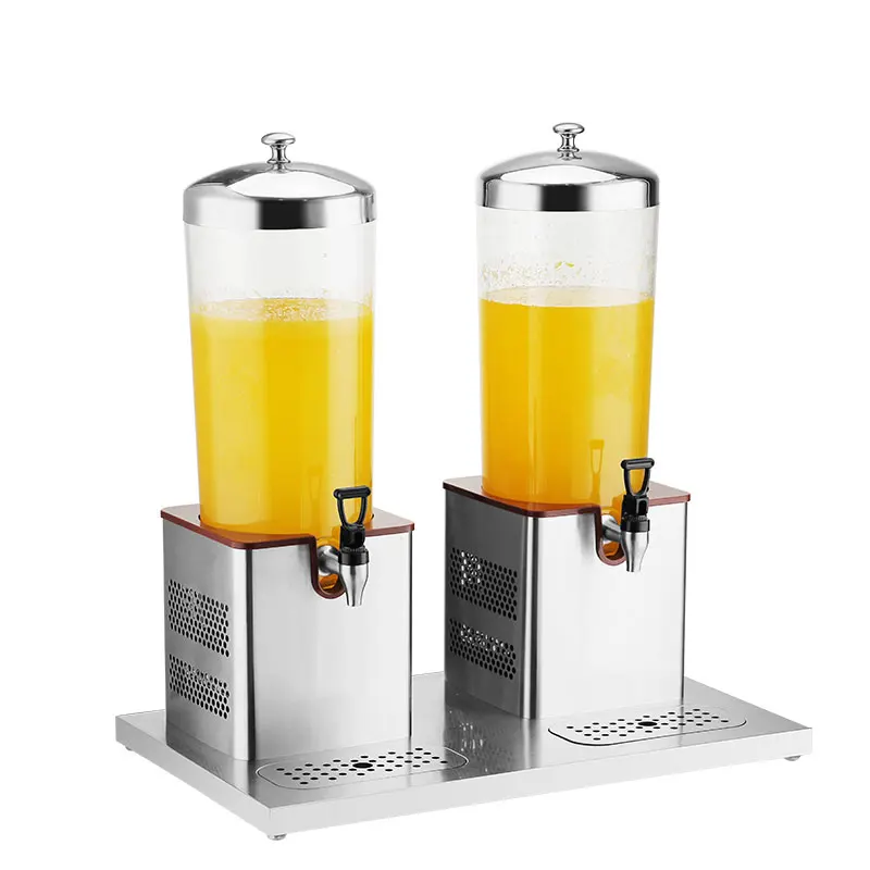 6-liter stainless steel electric heating beverage dispenser, juice, milk, tea, coffee dispenser, self-service beverage machine