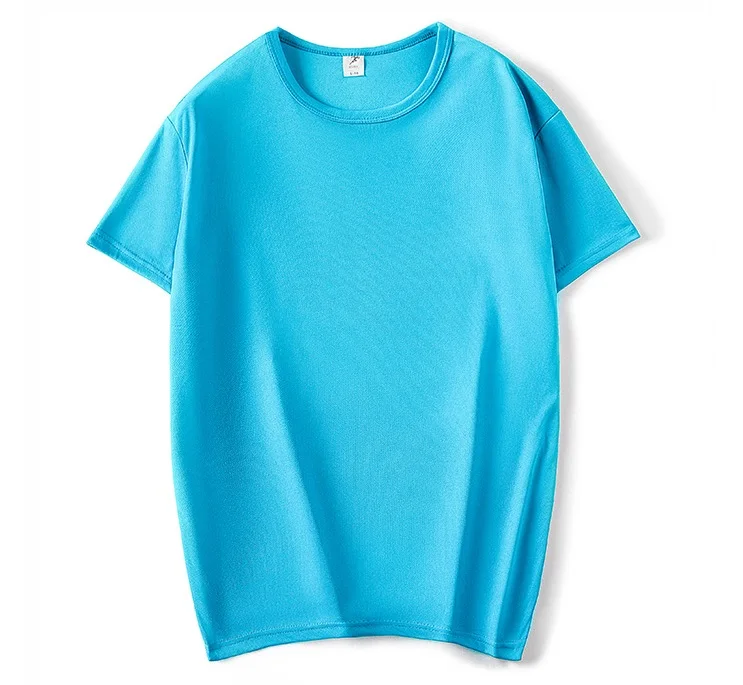 Plain Dry Fit T Shirts 200 GSM Blank Sport Tshirts 100 Polyester T Shirt Wholesale Running Custom Printing T-shirts