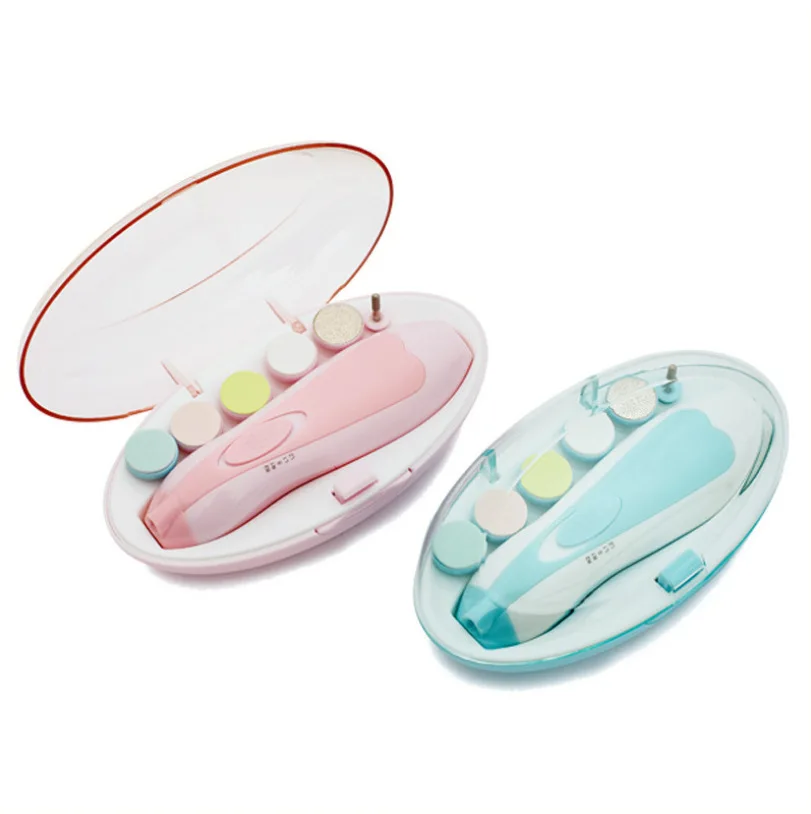 Baby nail trimmer led light baby manicure care kids nail cutter electric baby clipper