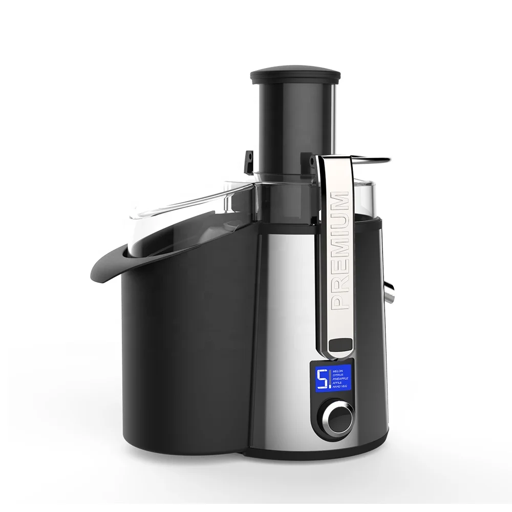 High quality large capacity 5 speed control juicer filter machine with big mouth juicer