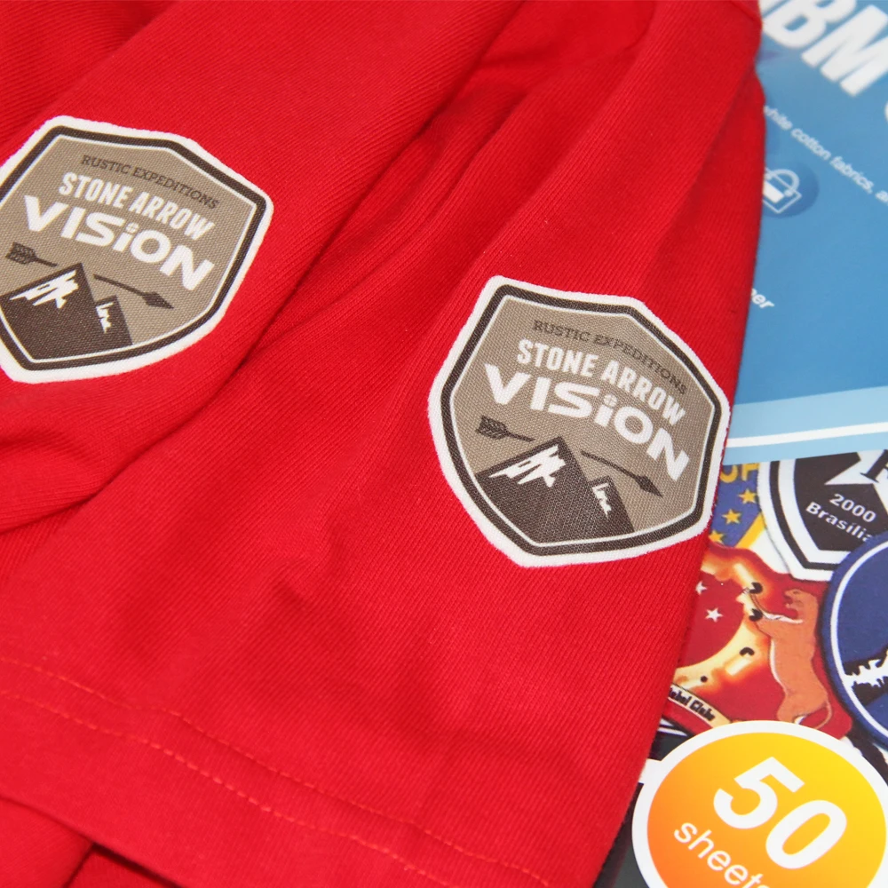 Sublitaxtil OBM long volvet sublimation paper water mark Sublimation companion for dark cotton tshirt transfer