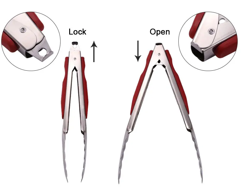 Щипцы для барбекю кухонные инструменты посуда шпатель щипцы из нержавеющей стали
