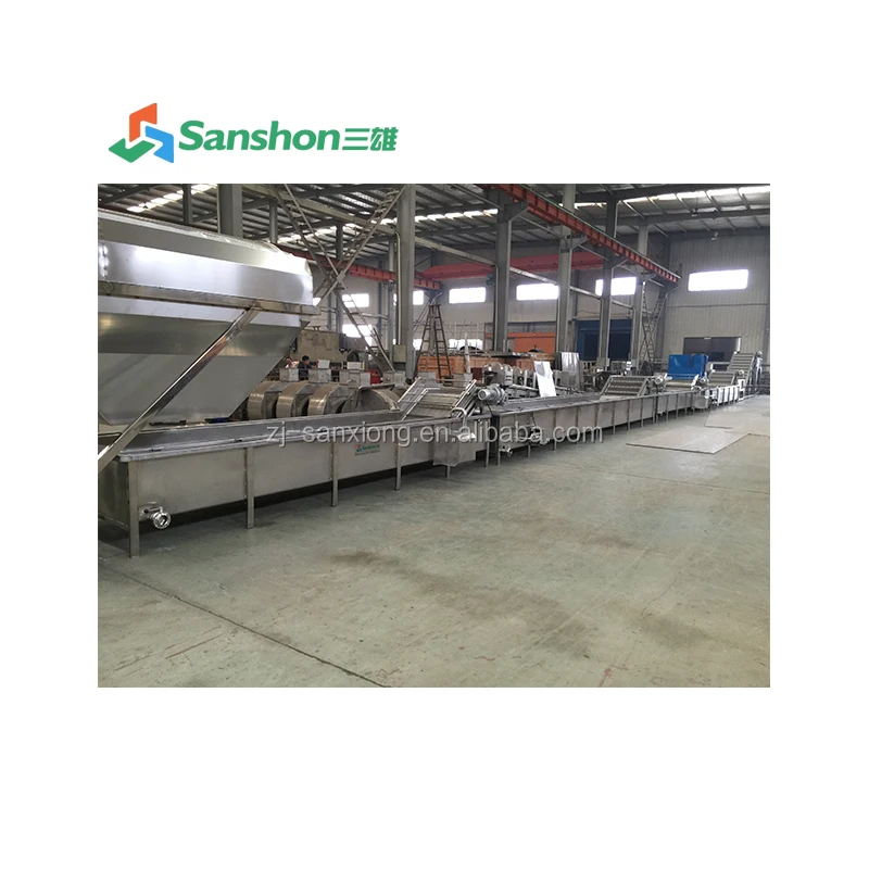 Новый дизайн производственная линия предварительной обработки овощей и фруктов картофеля фри
