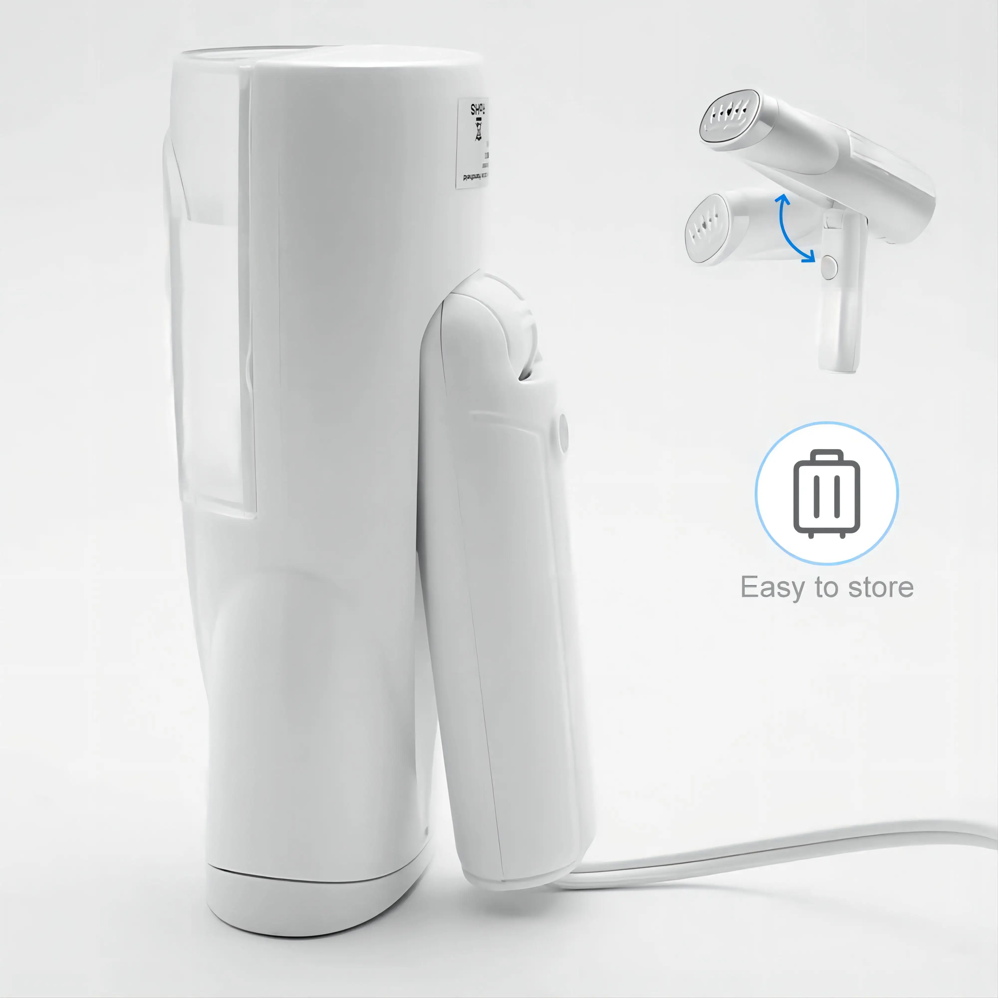 Highspot High quality mini Foldable handheld garment steamer mini steamer for clothes steam iron for travel OEM
