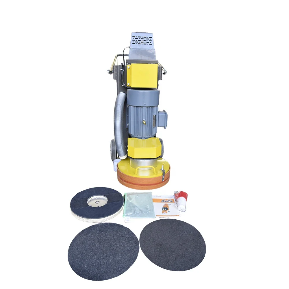 Top quality 300 mm 380 /220 v 4 kw Concrete Floor Grinder Polishing Sander Machine Epoxy concrete grinding machine