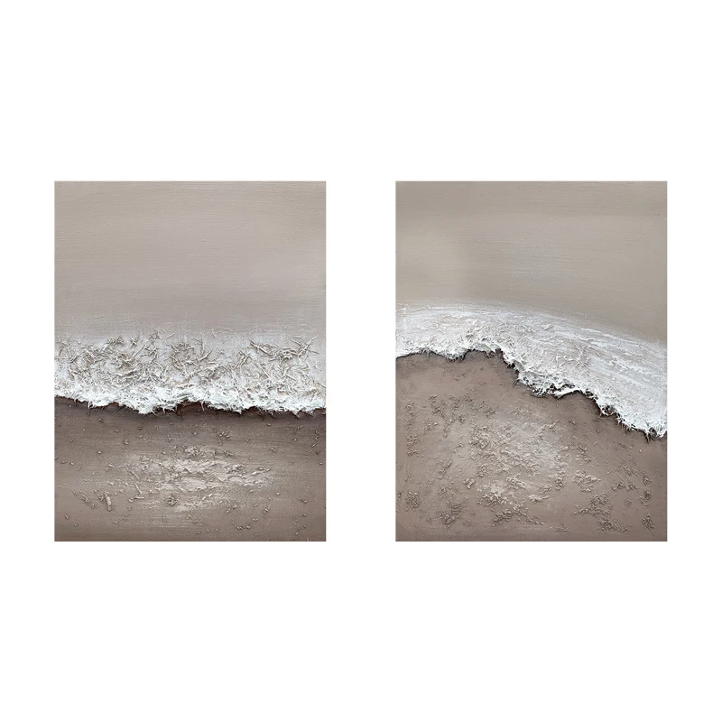 
Высокое качество холст абстрактная живопись современный стиль морской пейзаж живопись настенное искусство декоративная ручная роспись 